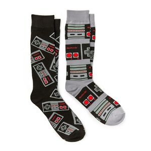 NINTENDO 2pk Men's Licensed Crew Socks